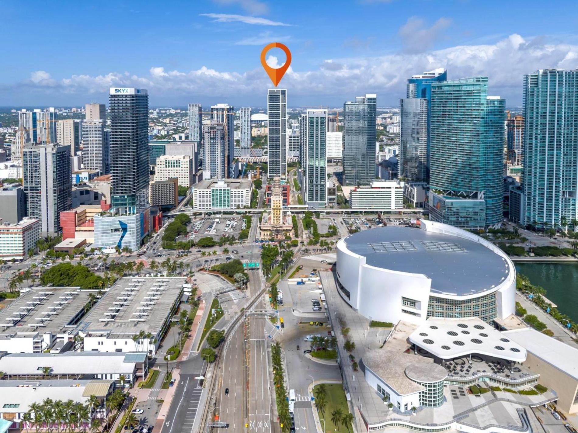Modern 1Br Apartment With Breathtaking Views Heart Of Downtown Miami Exteriér fotografie