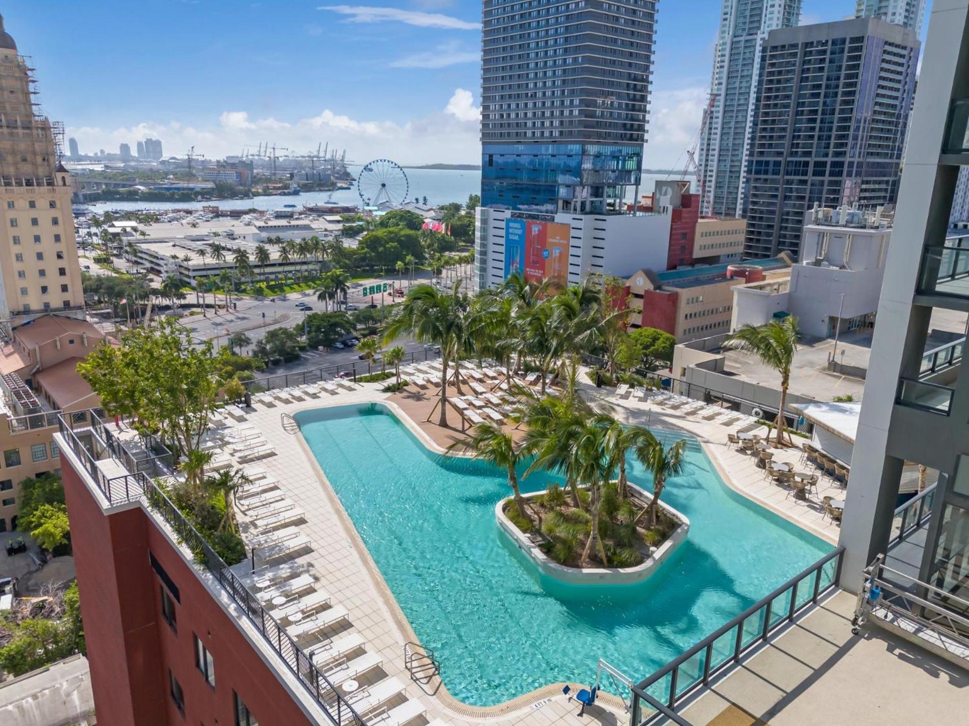 Modern 1Br Apartment With Breathtaking Views Heart Of Downtown Miami Exteriér fotografie