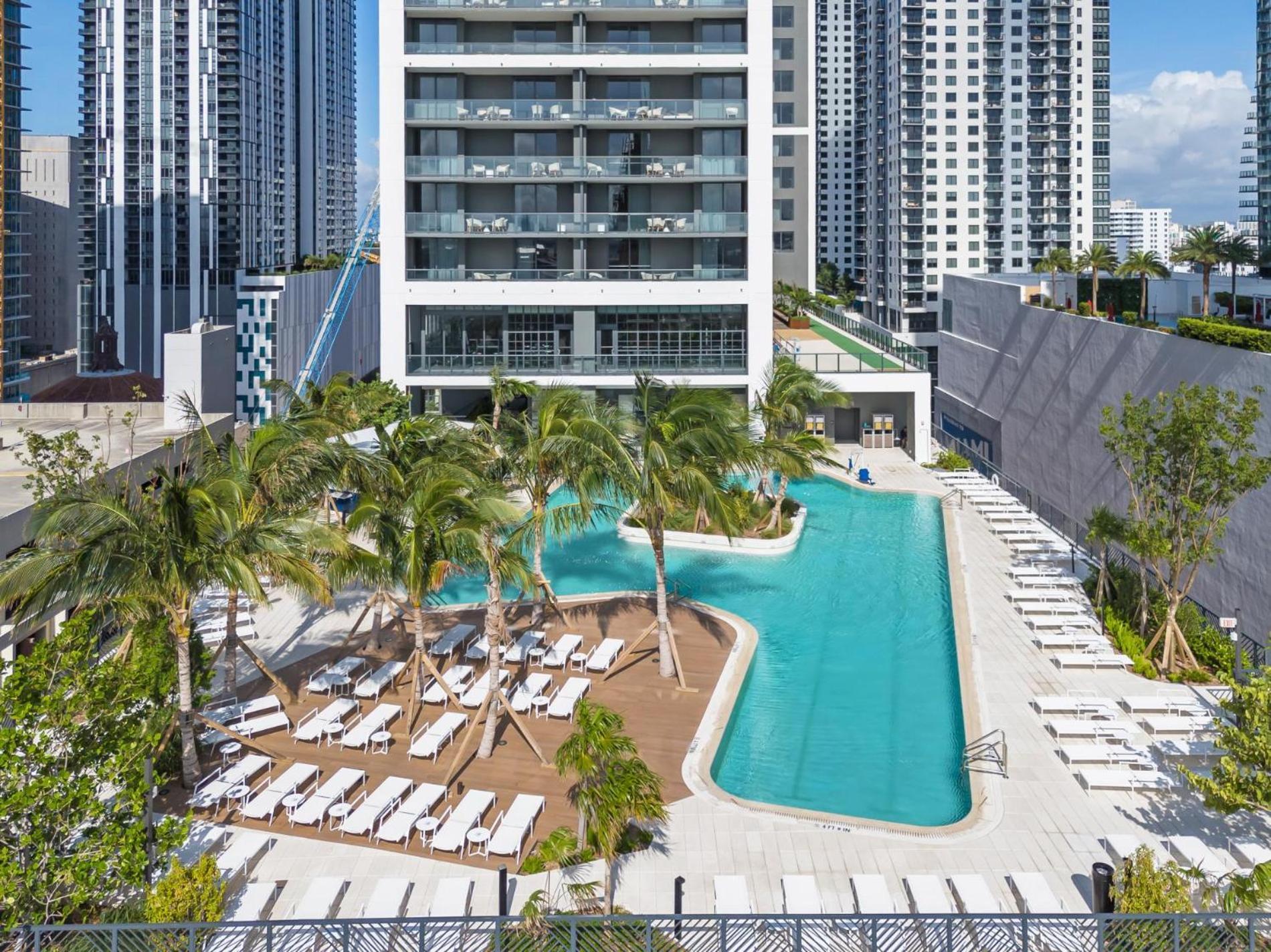 Modern 1Br Apartment With Breathtaking Views Heart Of Downtown Miami Exteriér fotografie