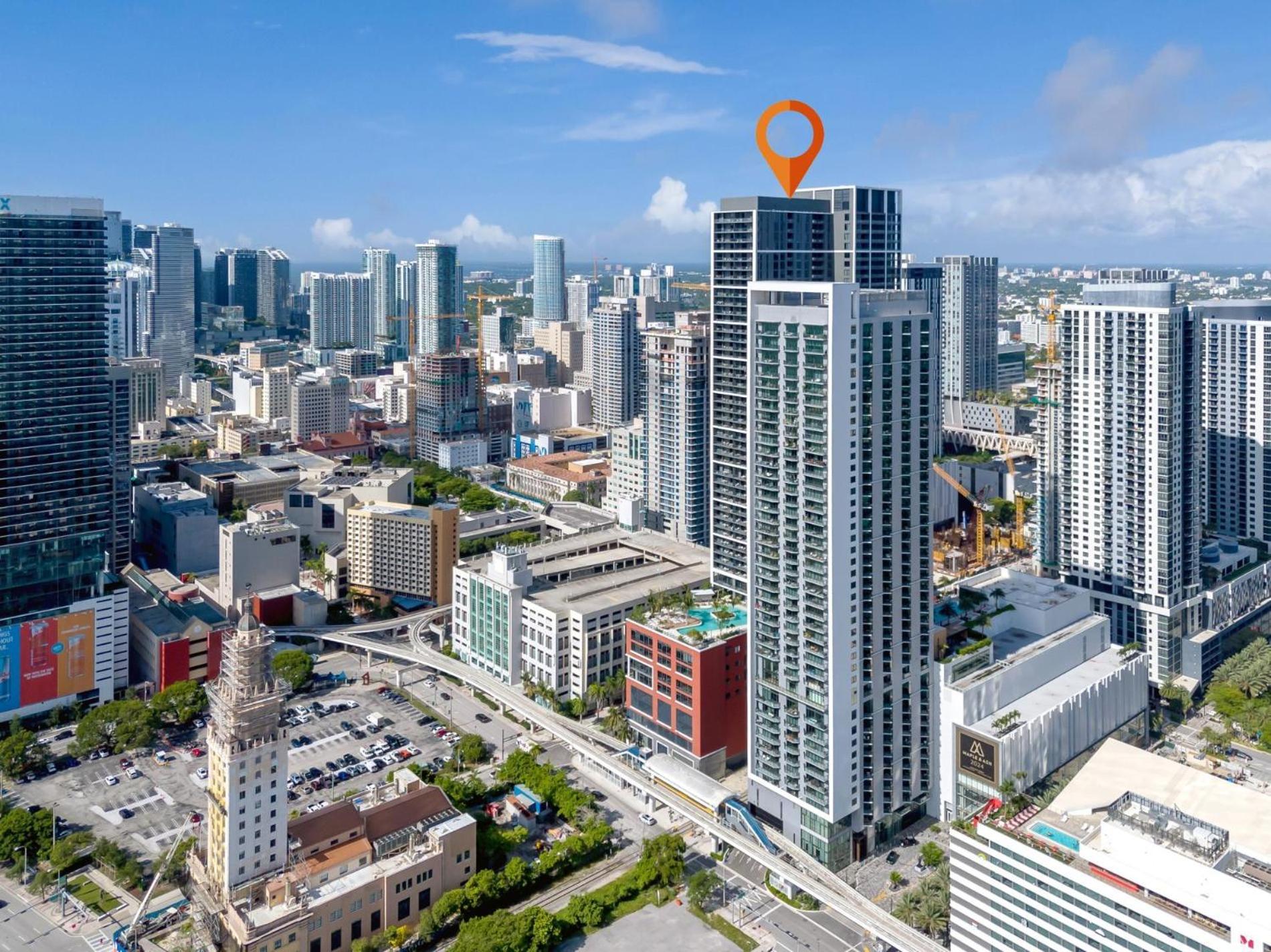 Modern 1Br Apartment With Breathtaking Views Heart Of Downtown Miami Exteriér fotografie