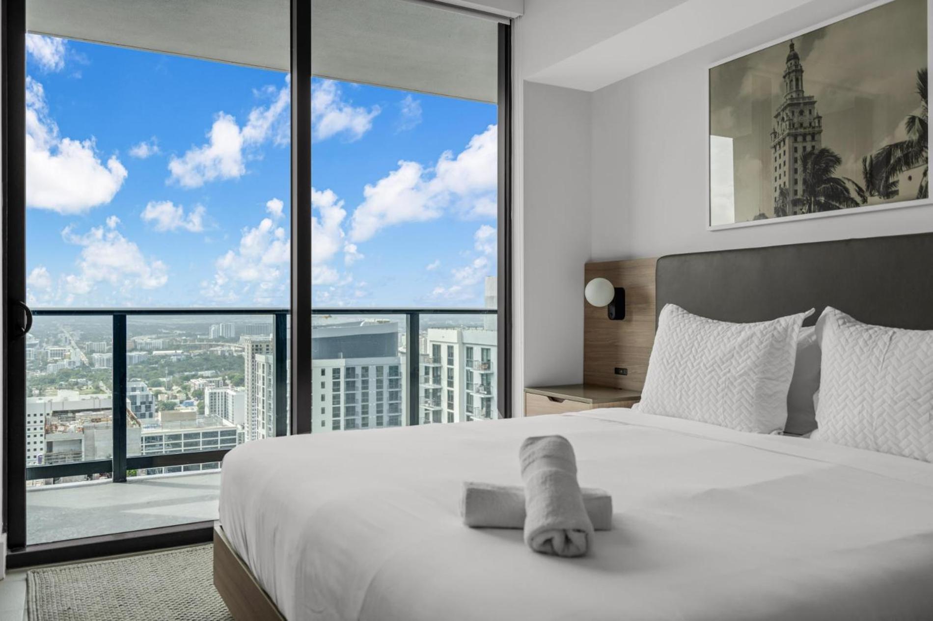 Modern 1Br Apartment With Breathtaking Views Heart Of Downtown Miami Exteriér fotografie