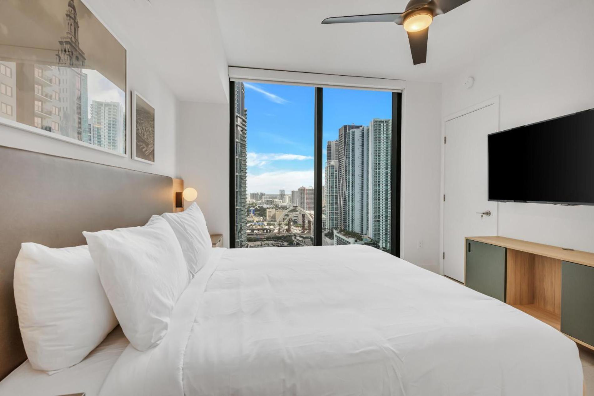 Modern 1Br Apartment With Breathtaking Views Heart Of Downtown Miami Exteriér fotografie